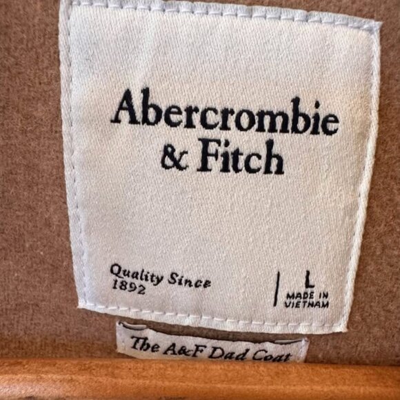 Abercrombie & Fitch Wool-Blend Dad Coat - Picture 5 of 6